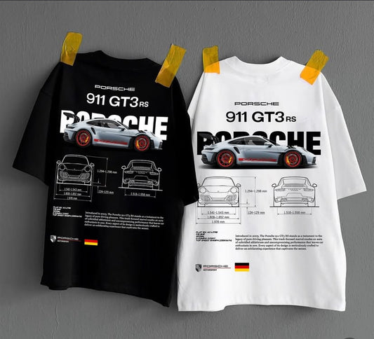 new oversize porche 911 t shirt